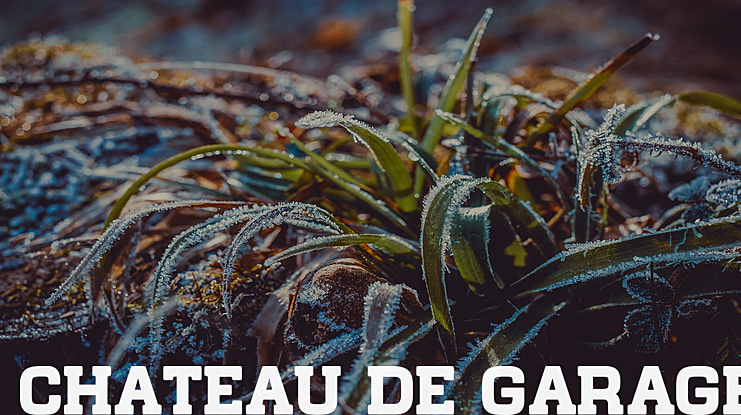 Chateau de Garage Font