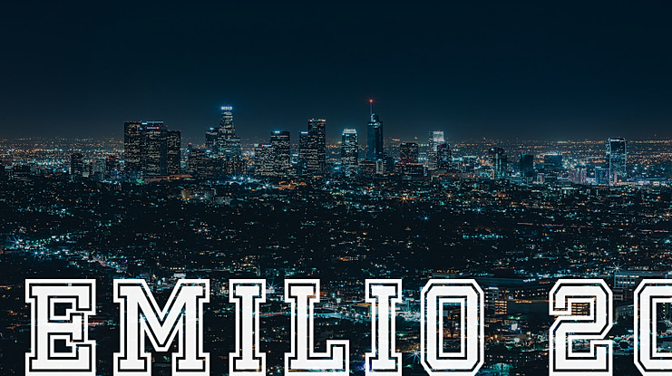 Emilio 20 Font