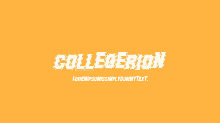 Collegerion Font