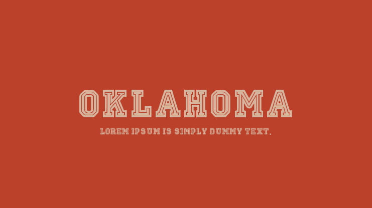 Oklahoma Font