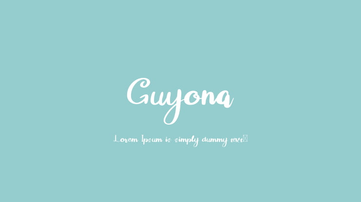 Guyona Font