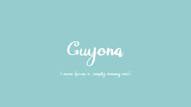 Guyona Font