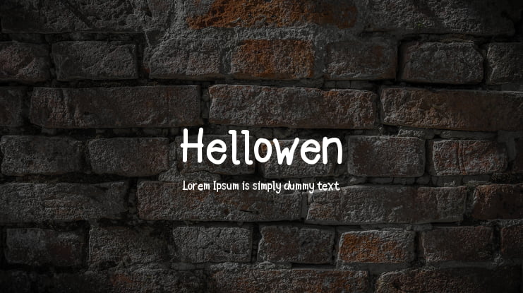 Hellowen Font