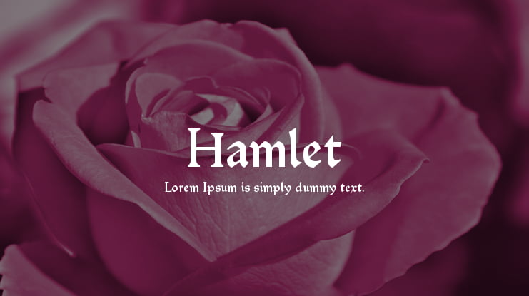 Hamlet Font Family