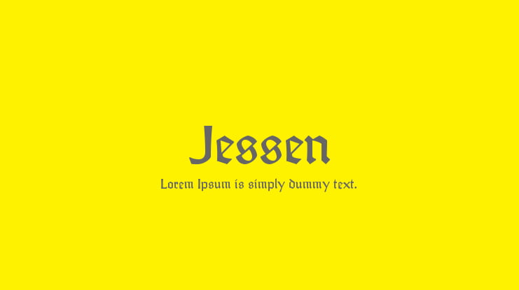 Jessen Font Family
