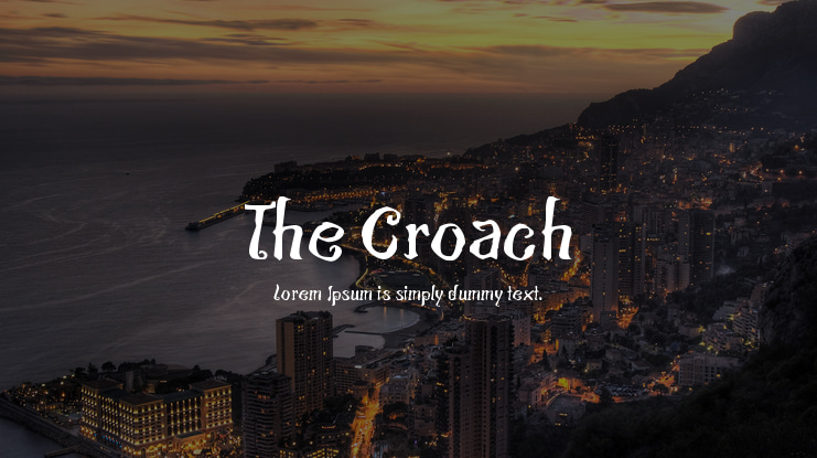 The Croach Font