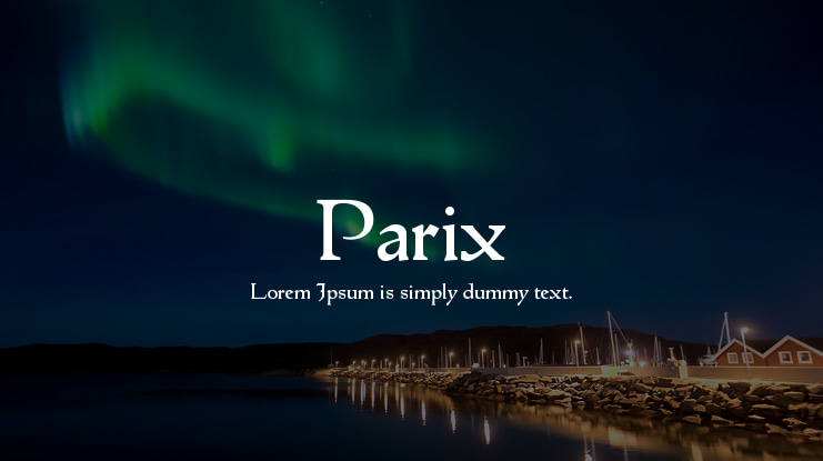 Parix Font