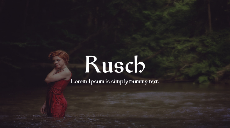 Rusch Font Family