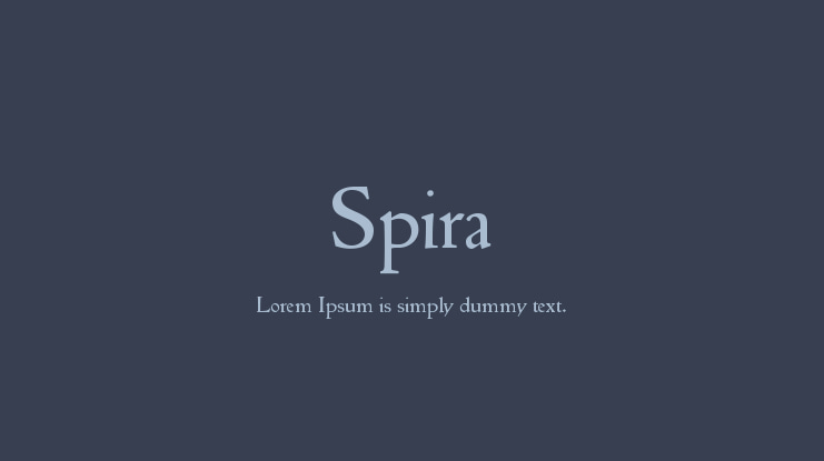 Spira Font