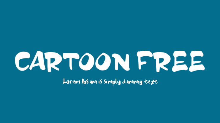 CARTOON FREE Font
