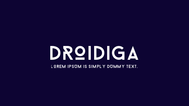 Droidiga Font