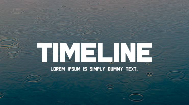 Timeline Font