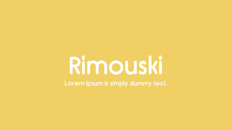 Rimouski Font