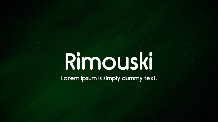 Rimouski Font