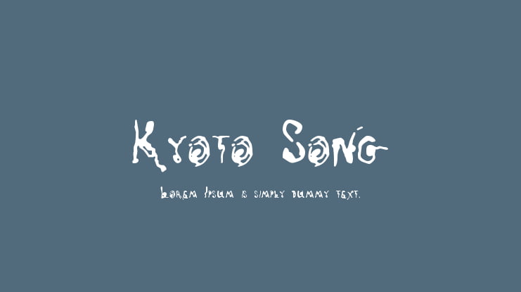 Kyoto Song Font