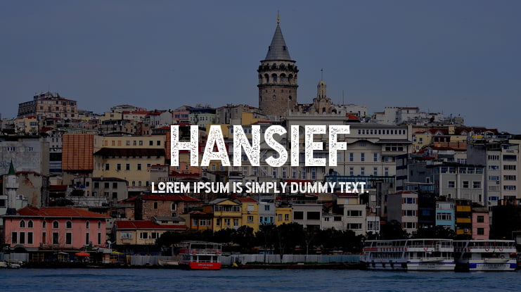 Hansief Font Family