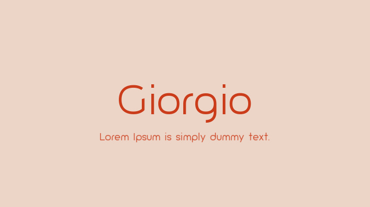 Giorgio Font Family