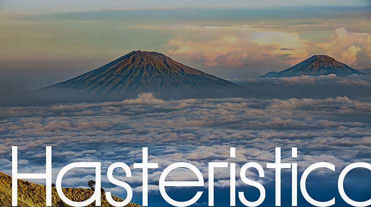 Hasteristico Font Family