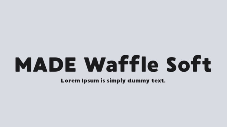MADE Waffle Soft Font