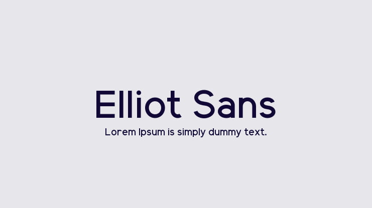Elliot Sans Font Family