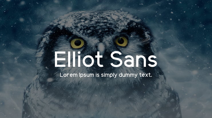 Elliot Sans Font Family