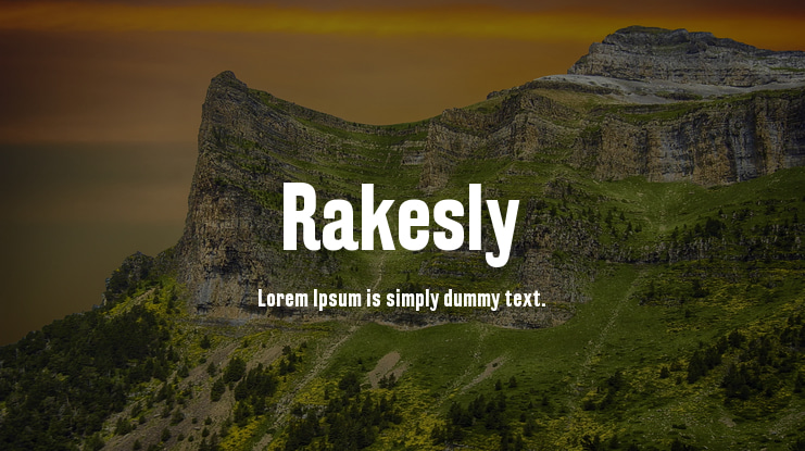 Rakesly Font Family