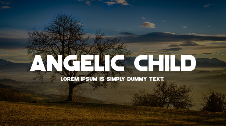 Angelic Child Font Family