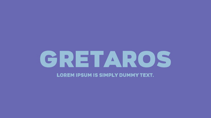 Gretaros Font
