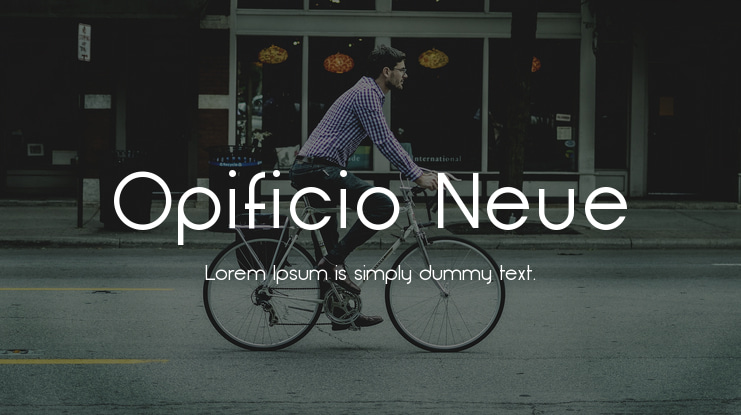 Opificio Neue Font