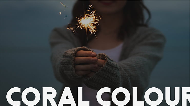Coral Colour Font