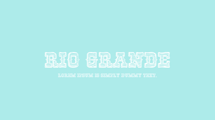 Rio Grande Font Family