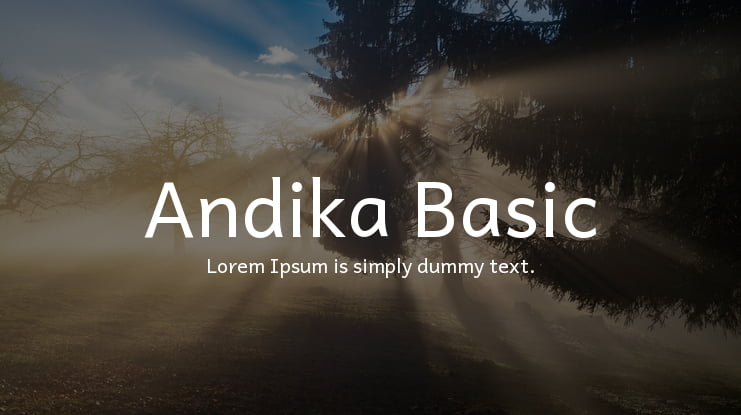 Andika Basic Font