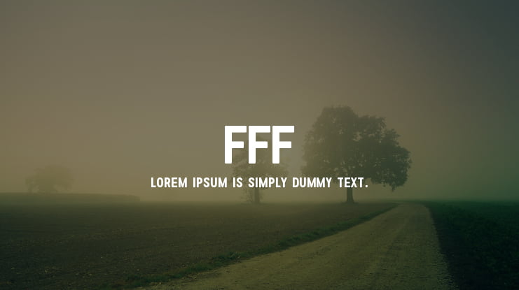 FFF Font Family