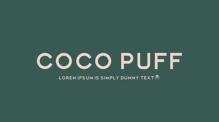 Coco Puff Font