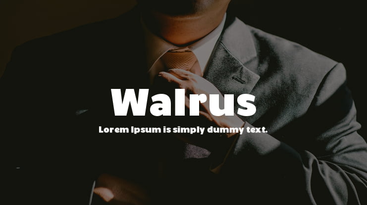 Walrus Font