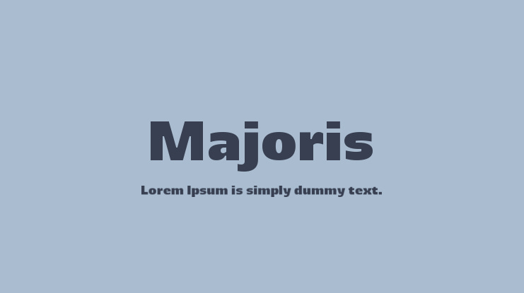 Majoris Font Family