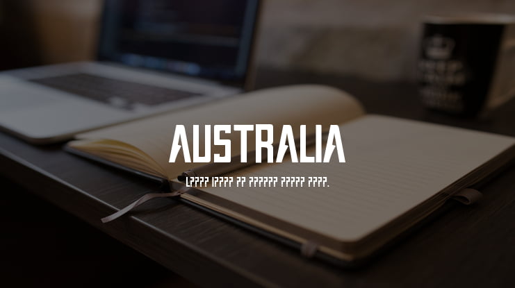 AUSTRALIA Font