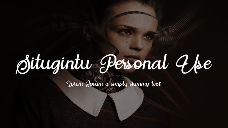 Situgintu Personal Use Font