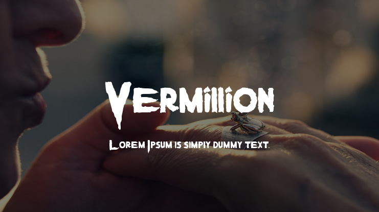 Vermillion Font