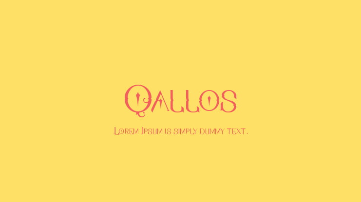 Qallos Font