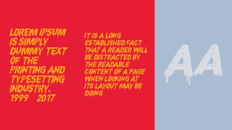 CF Night of Terror PERSONAL Font