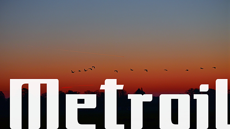 MetroiL Font