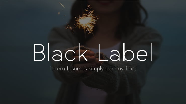 Black Label Font