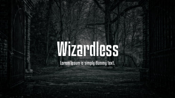 Wizardless Font