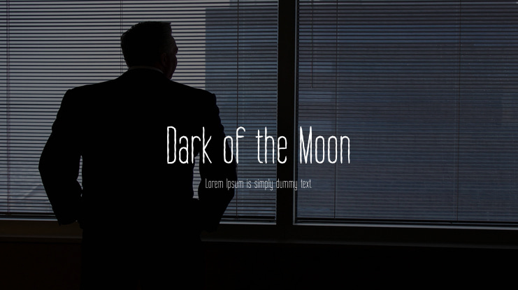 Dark of the Moon Font