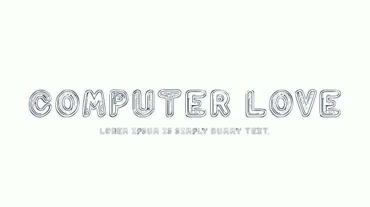 Computer Love Font