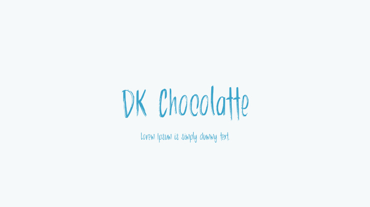 DK Chocolatte Font