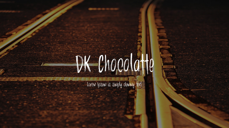 DK Chocolatte Font