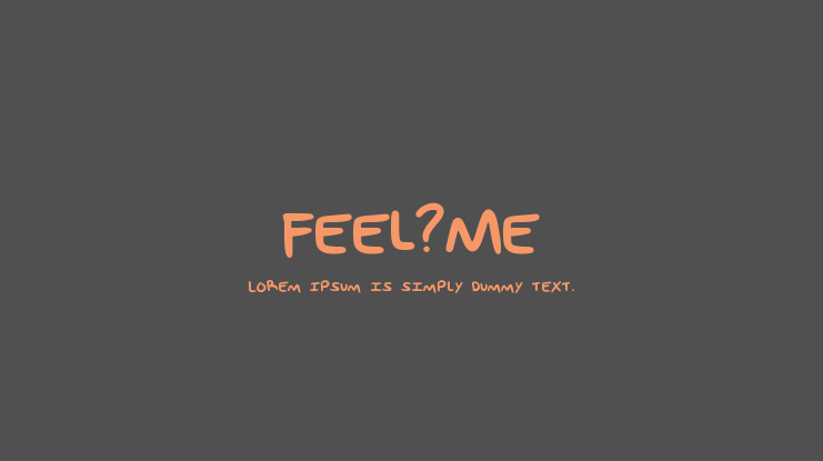Feel_Me Font