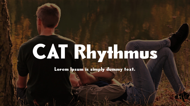 CAT Rhythmus Font